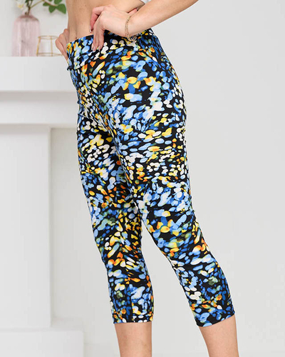 Mintás női 3/4-es leggings - Ruházat