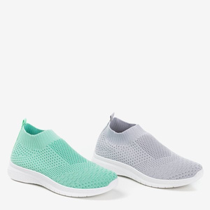 Szare sportowe buty slip - on Brize - Obuwie