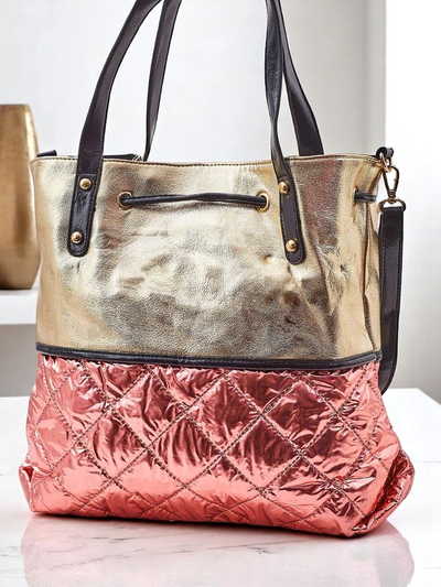 Royalfashion Nagyméretű női kézitáska Golden Luxe Shopper