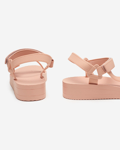 OUTLET Rózsaszín női lapos szandál Ostoy-Shoes