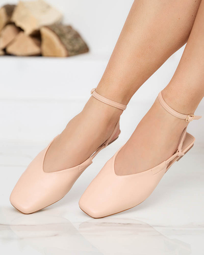 OUTLET Nude balerina szandál Talio - Lábbeli