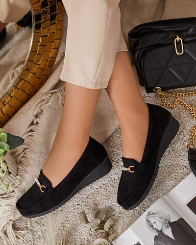 Royalfashion Női eko velúr mokaszin Ewo