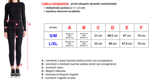 Fekete mintás női nadrág - Ruházat