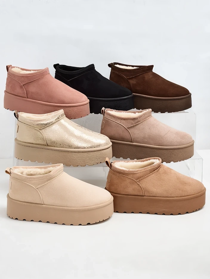 Royalfashion Női rövid csizma a'la hócsizma Ozozi