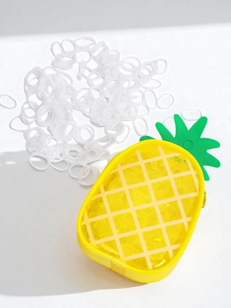 Royalfashion Sokszínű szilikon hajgumik Ananász