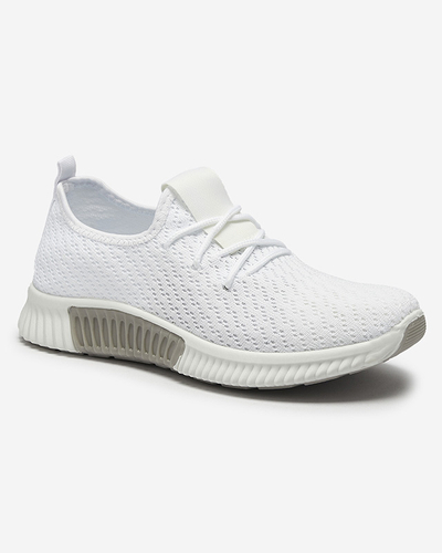 Fehér női szövet sportcipő Vobbu- Footwear