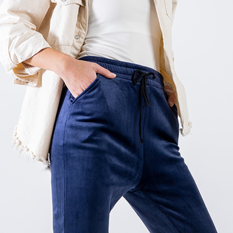 Női sötétkék hőszigetelt nadrágnadrág - Ruházat