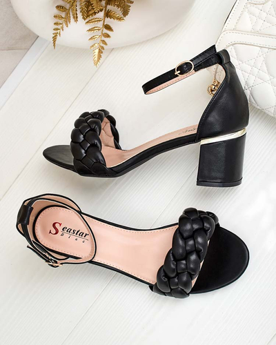 Fekete női szandál Marines - Lábbeli