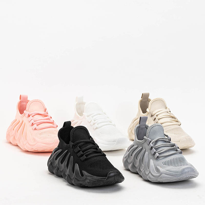 Női bézs színű sportcipő egyedi Octapiso talppal - Lábbeli