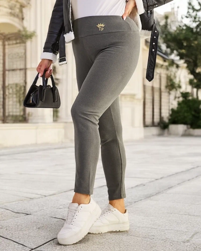 Royalfashion női fleece béléses NAGYMÉRETŰ leggings