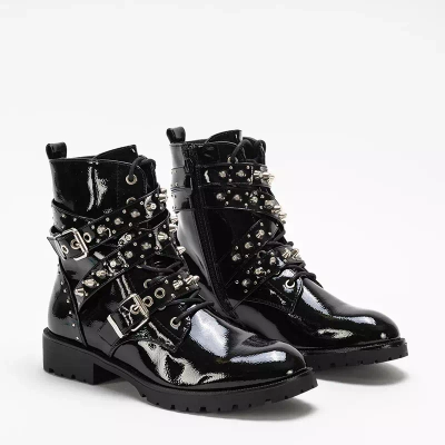 OUTLET Fekete női táskák Amriel jetekkel - Lábbeli