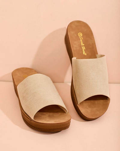 Royalfashion Női Saffil alacsony sarkú flip-flop
