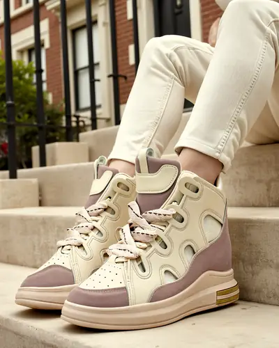 Royalfashion Magas sportcipők nőknek rejtett sarokkal Oblaffi