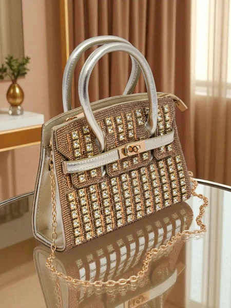 Royalfashion Női borítéktáska cirkóniákkal Seren Voux