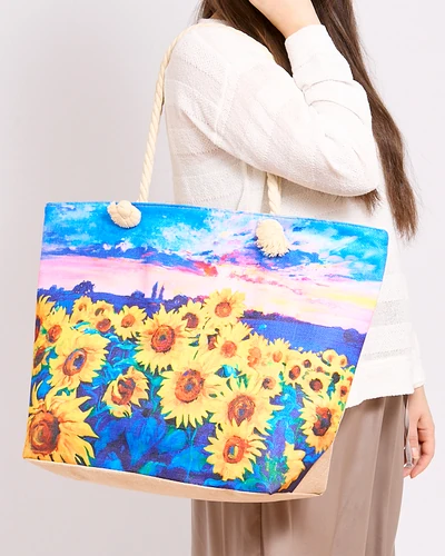 Royalfashion Nagy vászontáska nyomattal