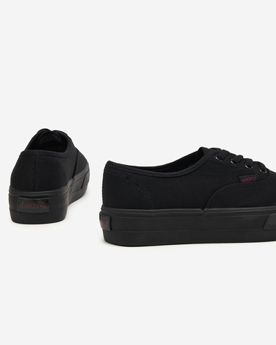 Női fekete tornacipő Milumi típusú - Lábbeli