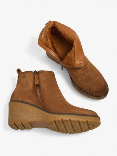 Zarrico női bokacsizma éktalpon