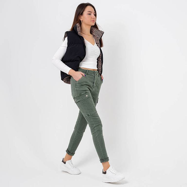 Zöld női cargo nadrág - Ruházat