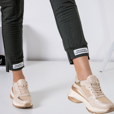 Sötétzöld női pamut tréningnadrág PLUSZ MÉRET - Ruházat