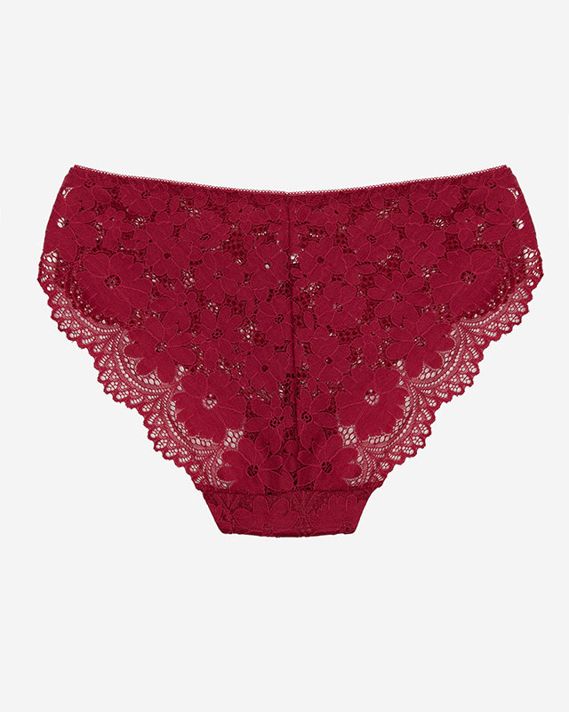 Csipke barna Női brazil bugyi - Fehérnemű