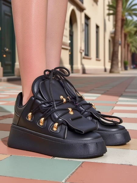 Royalfashion Női Sportcipő Díszes Nyelvvel Domatoriumok