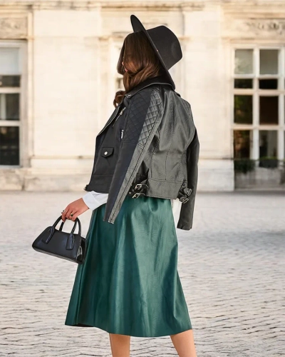 Royalfashion Női midi szoknya PLUSZ MÉRET