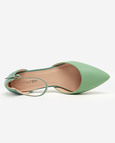 Zöld női szandál az alsó oszlopon Areda - Lábbeli