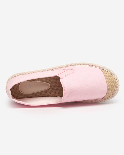 Világos rózsaszín női espadrillek Joll- Footwear