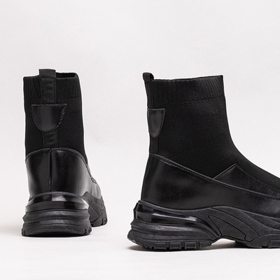 Fekete női bebújós sportcipő Berida - Lábbeli