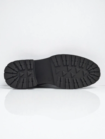 Elisse öko bőr fűzős női bokacsizma