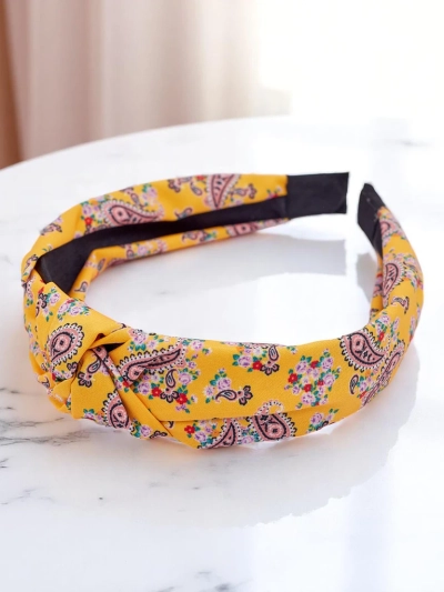Royalfashion Molly Twist Mintás Fonott Hajpánt