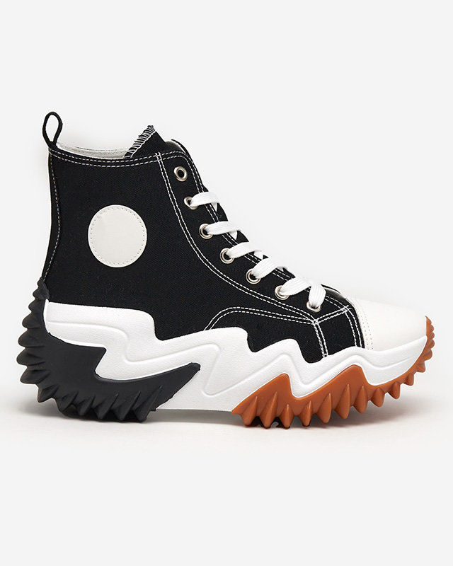 Fekete női sportcipő a'la sneakers Oqapi - Lábbeli