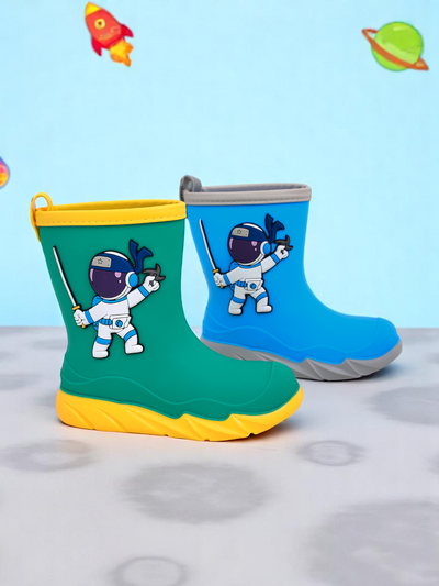 Royalfashion gyerek esőcsizma űrhajóssal Cosmos Boy