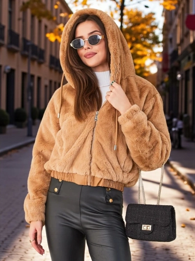 Royalfashion Női műszőrme dzseki