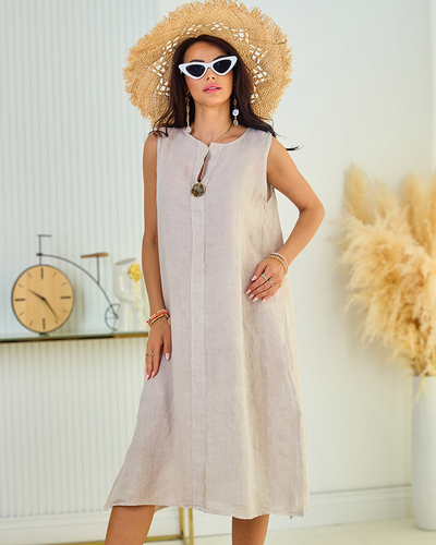 Royalfashion Linen női oversize ruha