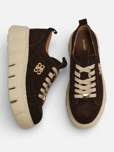 Renos sportos női sneakerek természetes bőrből