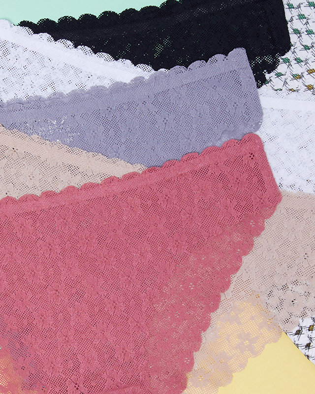 5 Pack Seamless Lace Női Alsónadrág - Alsónemű