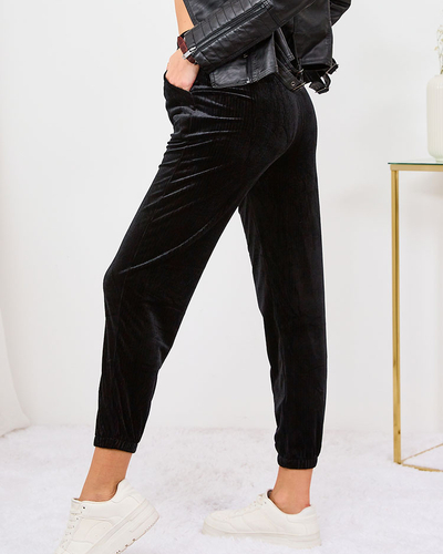 Royalfashion Szürke női kordbársony melegítőnadrág