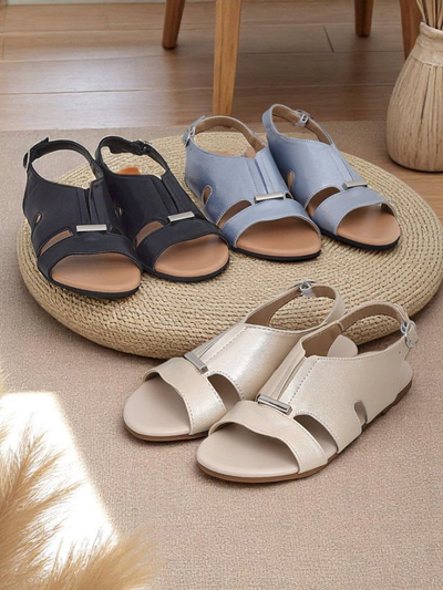 Royalfashion Női lapos talpú szandál Solea Comfort