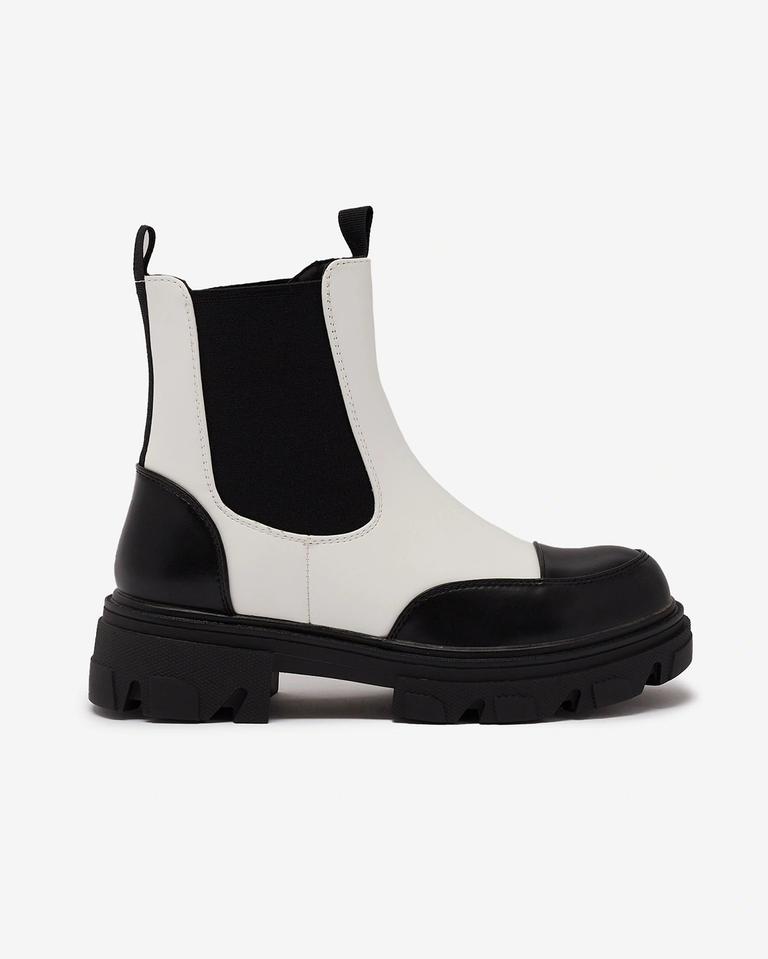 Royalfashion Fehér női Userrus csizma