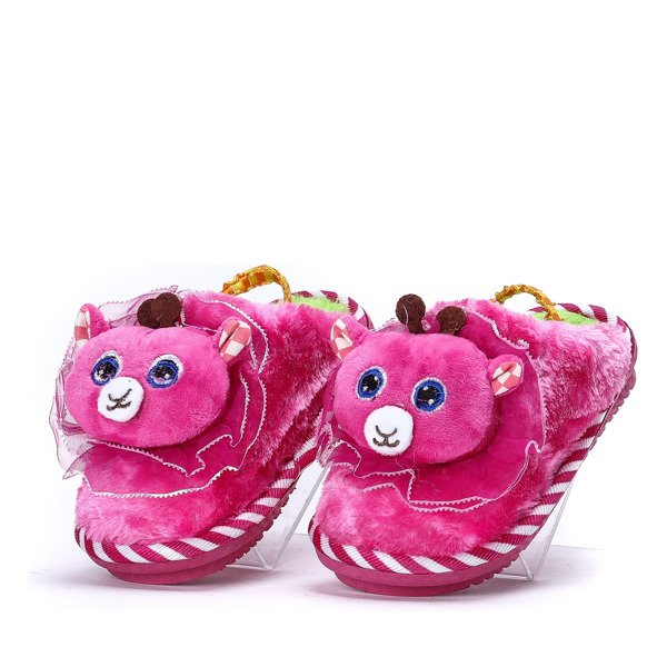 Willie rózsaszín szőr papucs - cipő