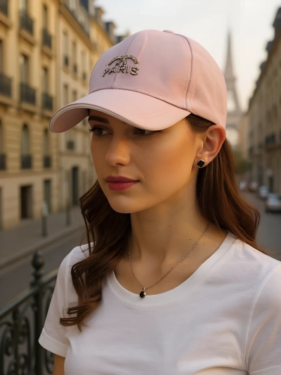Royalfashion Strasszokkal díszített Paris Glam sapka