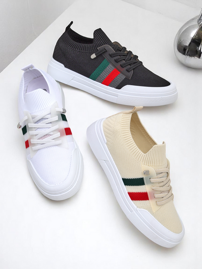 Royalfashion női tornacipő színes csíkokkal Ettas