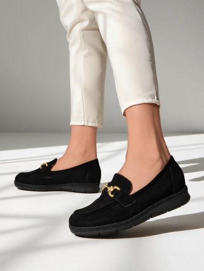Royalfashion Női slip-on cipők dekoratív orral