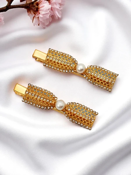 Royalfashion Hajcsat masni alakú strasszkövekkel Masni Sparkle