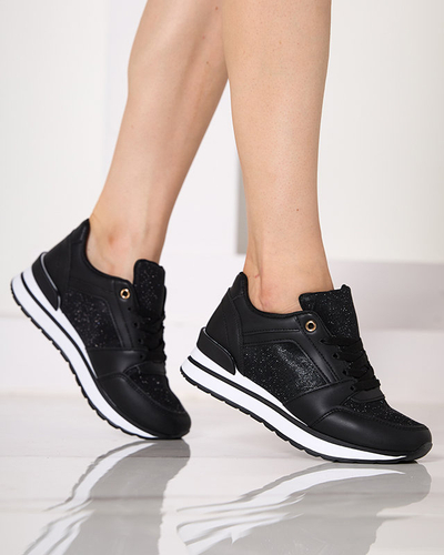 OUTLET Fekete női sportcipő Uzzuci- Lábbeli