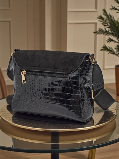 Kis női műbőr táska Narelle nyomással