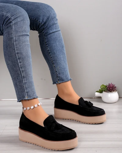 Royalfashion Női mokaszin egy wedge sarokkal Ogalda