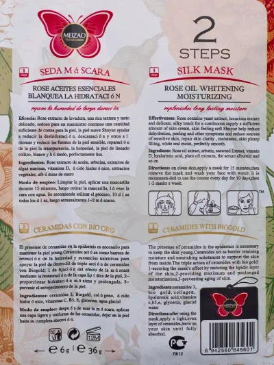Természetes növény - Szérum készlet ceramidokkal és 6g+36g rózsás maszk x 10 db