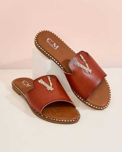 Royalfashion Női öko bőr flip-flop Cemenna